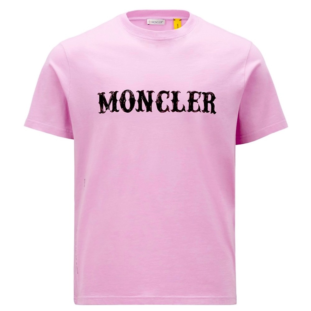 Moncler Genius 7 Moncler FRGMT Logo Cotton T-Shirt.